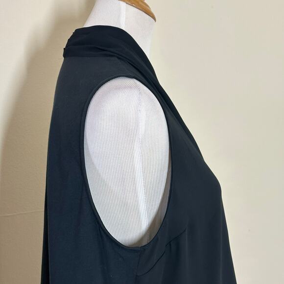 Soft Surroundings Martina Women's V-Neck Pleated Sleeveless Tank Sz L NWT - Picture 5 of 10